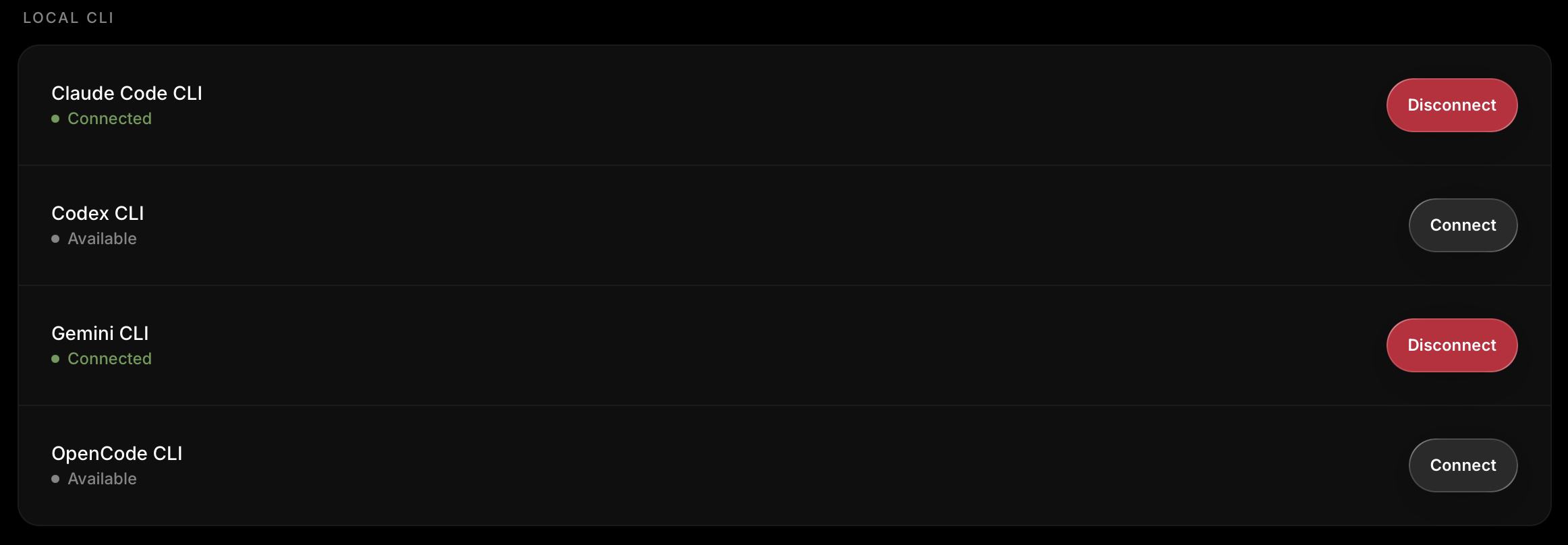 CLI integration