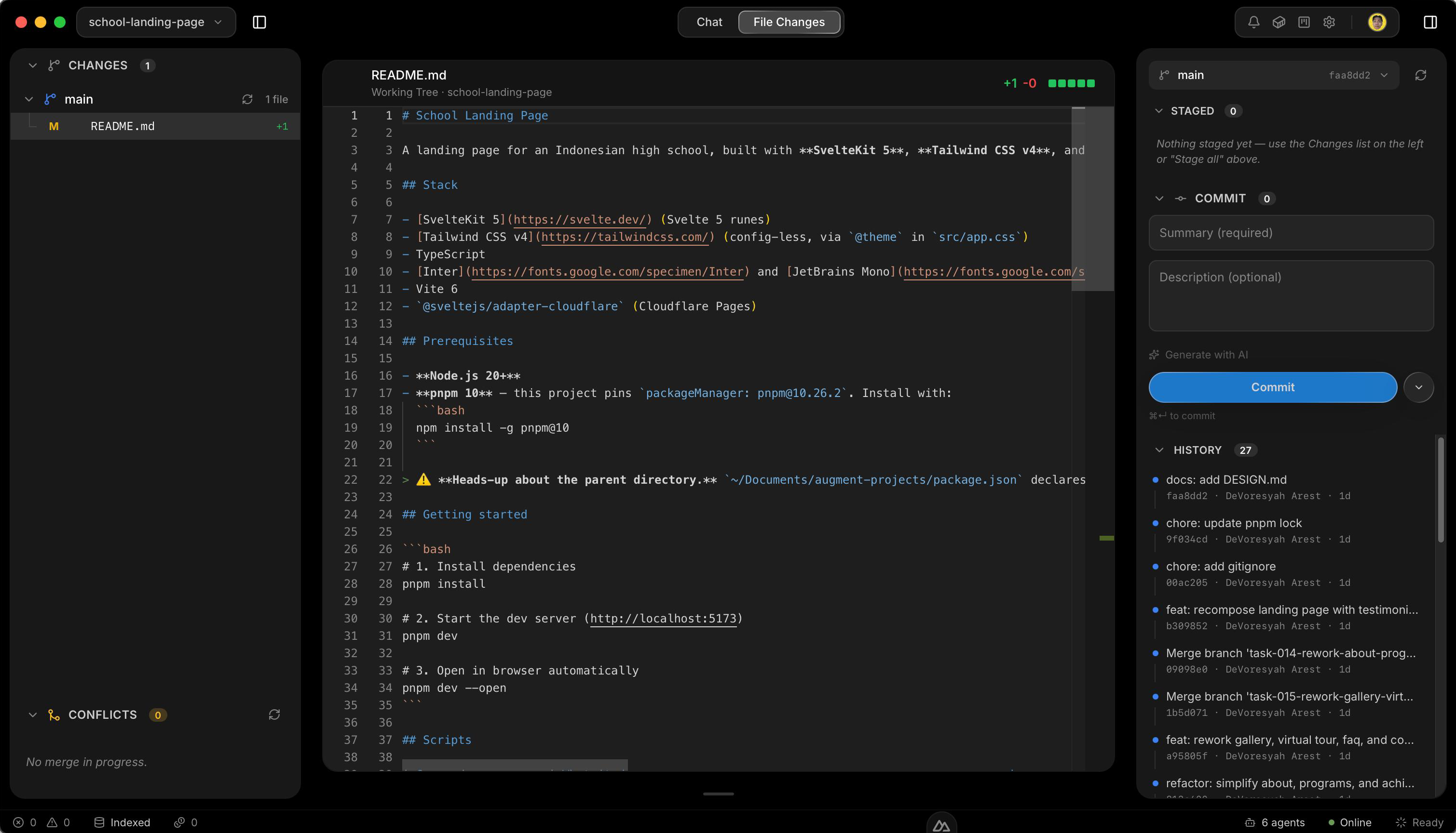 Review workflow